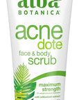 Alba Botanica - Natural Acnedote Face And Body Scrub - 8 Fl Oz