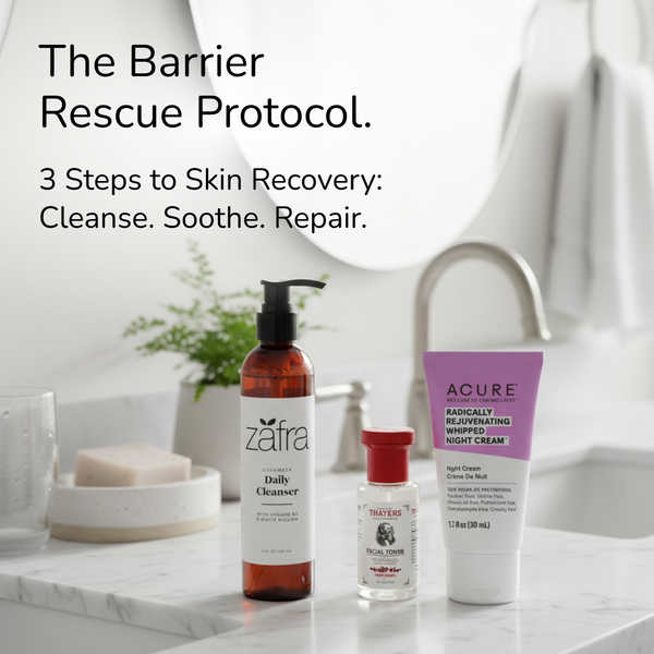 The "Barrier Rescue" Routine (Sensitive Skin) Bundle