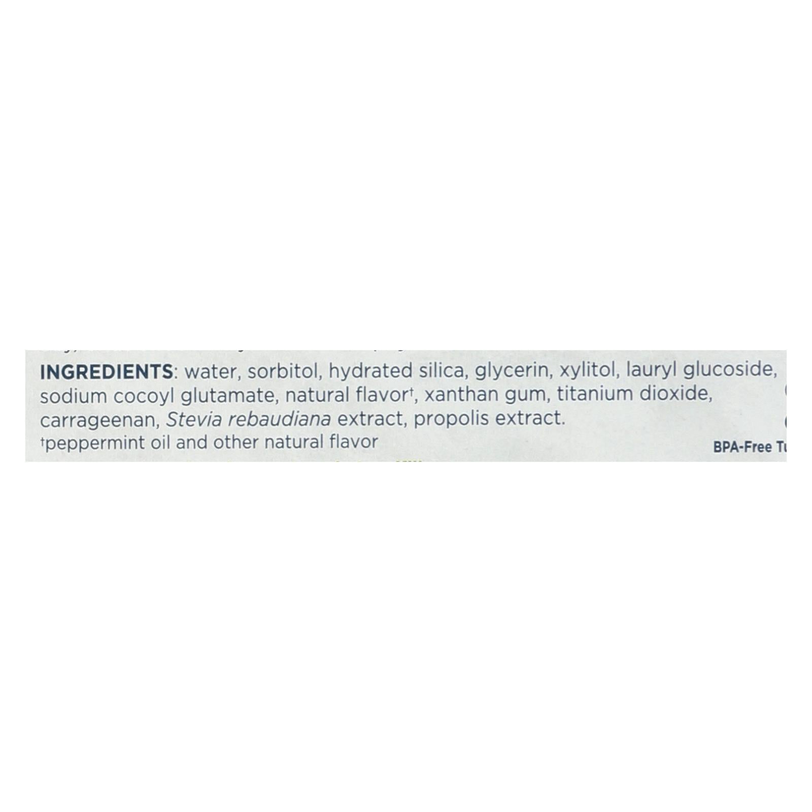 Tom&#39;s Of Maine Botanically Bright Whitening Toothpaste Peppermint - 4.7 Oz - Case Of 6